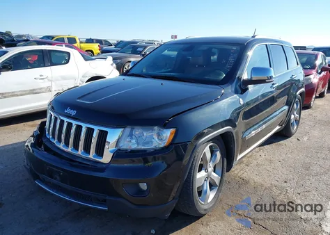 2012 Jeep Grand Cherokee Overland z USA, uszkodzony, nr VIN 1C4RJFCT4CC128399